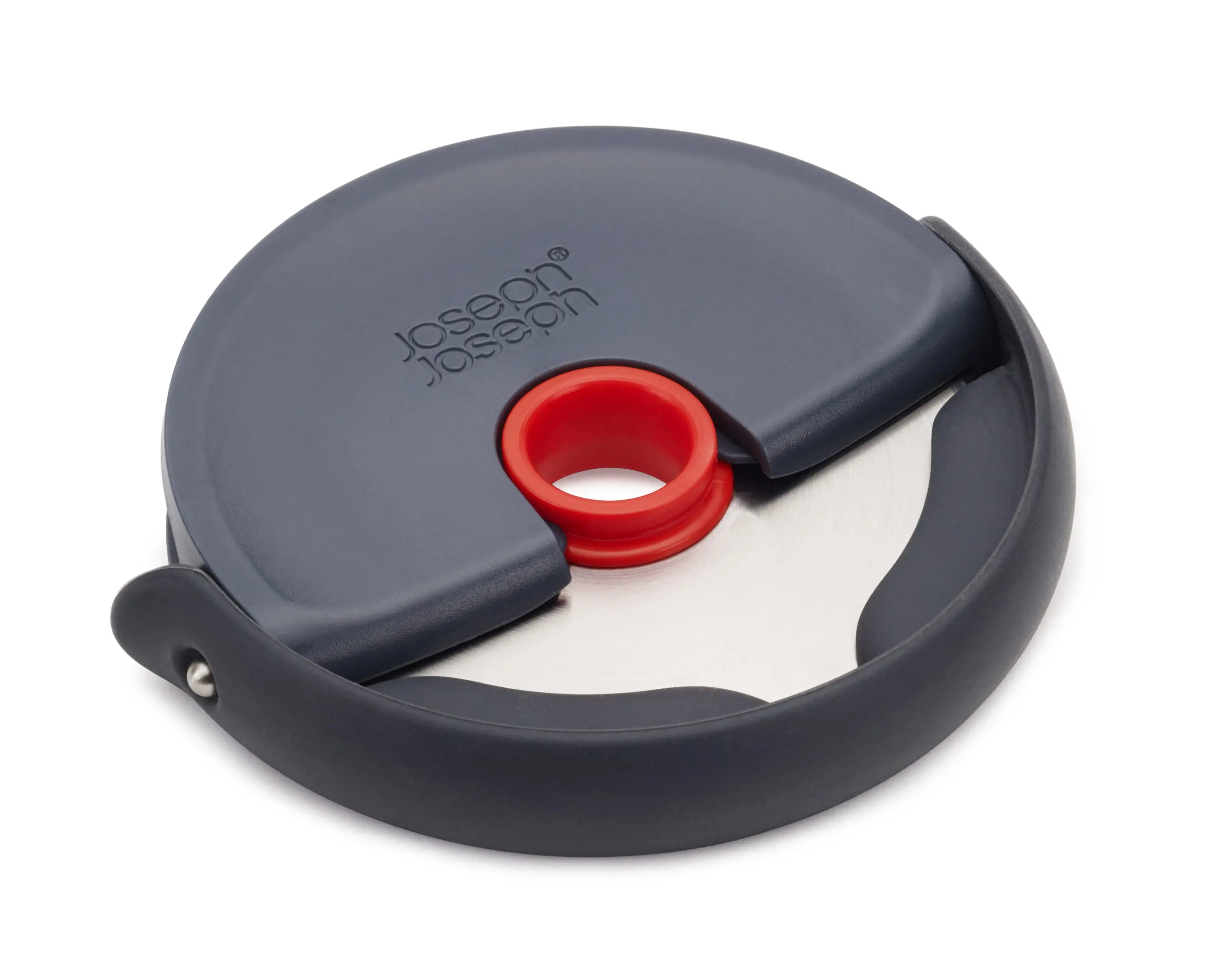 Disc Easy-clean Pizza Wheel - Grey/Red Disc Easy Clean Pizza Wheel In Grey/Red – Effortless Cutting