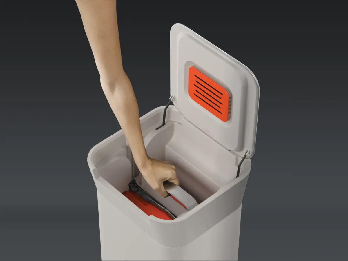 Luxury Titan 20 Trash Compactor – Elegant Stone Kitchen Bin