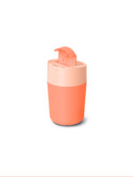 Modern Sipp Travel Mug Coral 340 ml Flip Top Cap Spill Safe