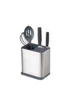 Knife and Utensil Pot Grey – Easy Stainless Steel Organizer