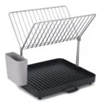 Smart Y-Rack 2 tier Dish Drainer Grey Design – Easy To Clean