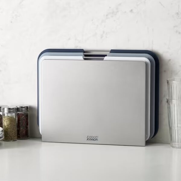 non-slip cutting board set Nest Boards 3-piece green 