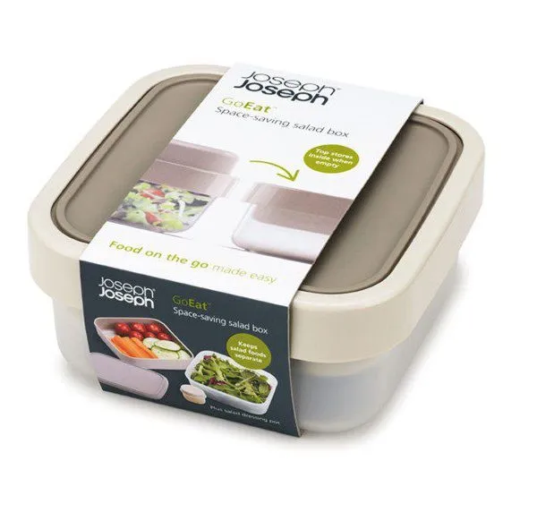 GoEat Compact 3-in-1 salad box - Grey