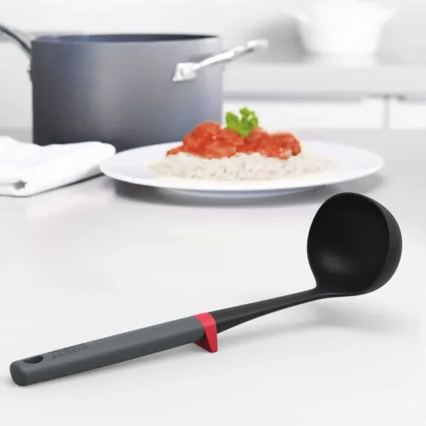 Non-Stick Safe Soup Ladle   Smart Tool Rest