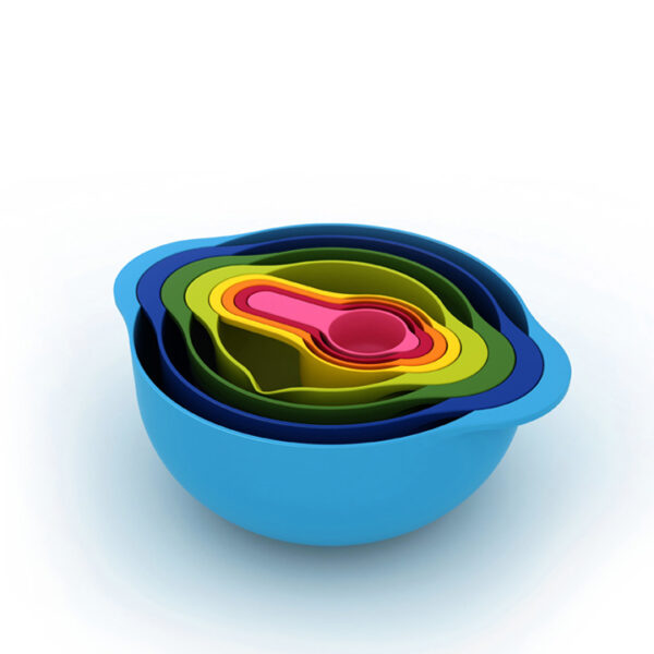 Duo 8 Piece Food Preparation Set – Multicolour Essential