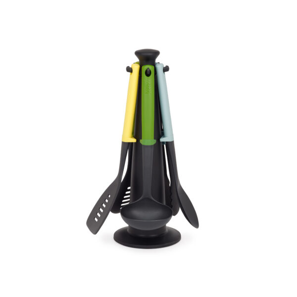 Joseph Joseph Duo 5-piece Utensil Set with Stand (Opal)