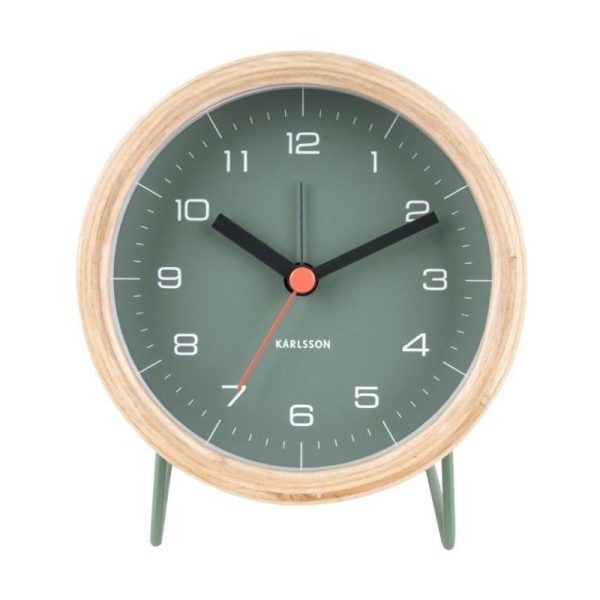 GIFT Karlsson Alarm Clock Innate Green, Design Boxtel &Buijs 10,5