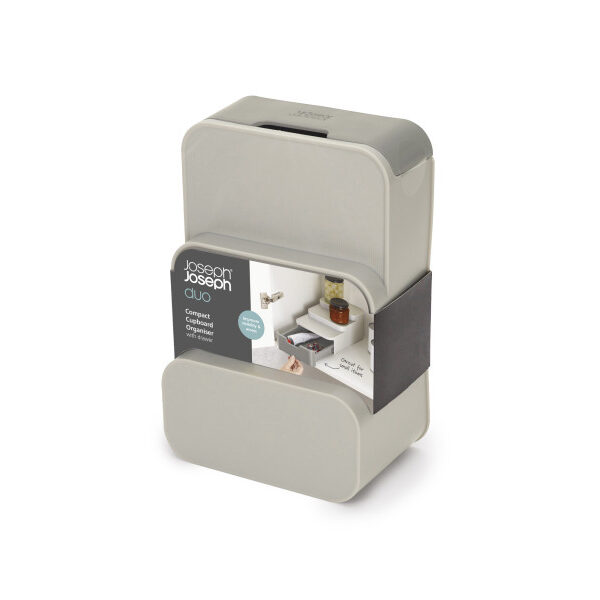 Duo Compact Tiered Organiser (Grey)