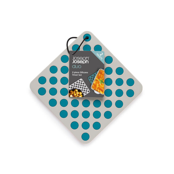 Duo 2pcs Silicone Trivets (Opal/Stone)