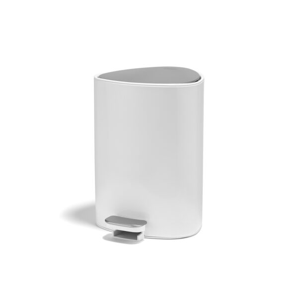 EasyStore 5L Bathroom Bin – Gloss White